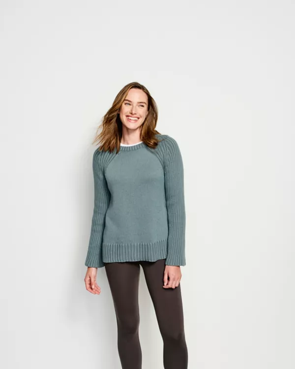Plaited Rib Detail Sweater