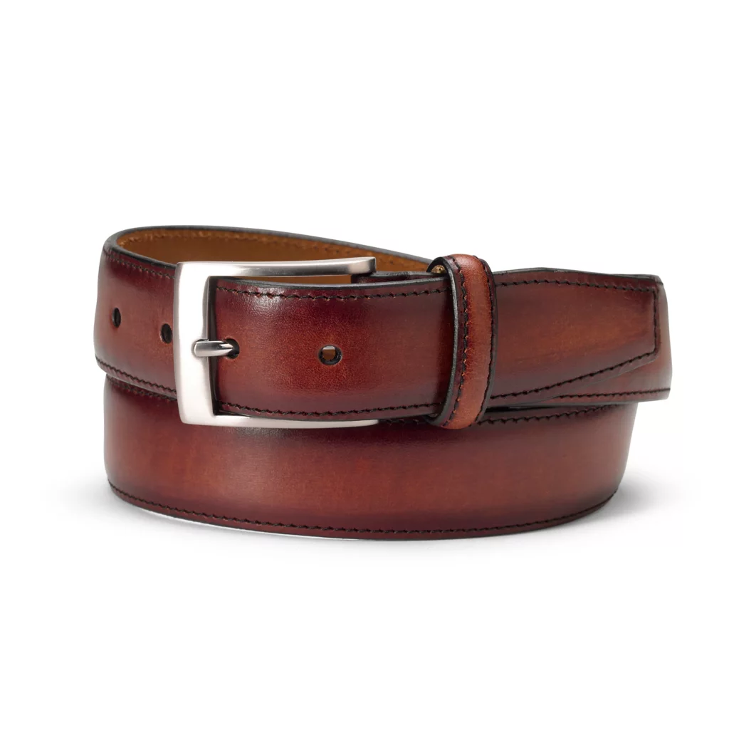 Ombre Leather Belt