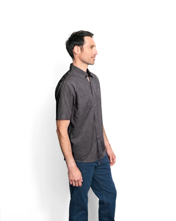 Tech Chambray Short-Sleeved Work Shirt