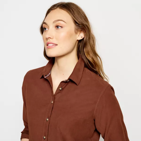 Garment-Dyed Corduroy Shirt