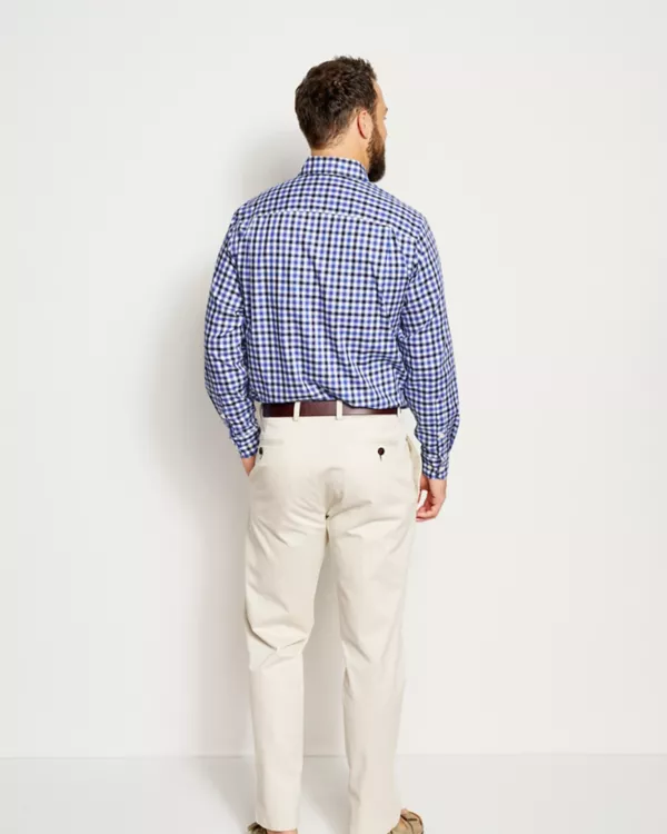 No-Work, Work Long-Sleeved Hidden Button-Down Shirt