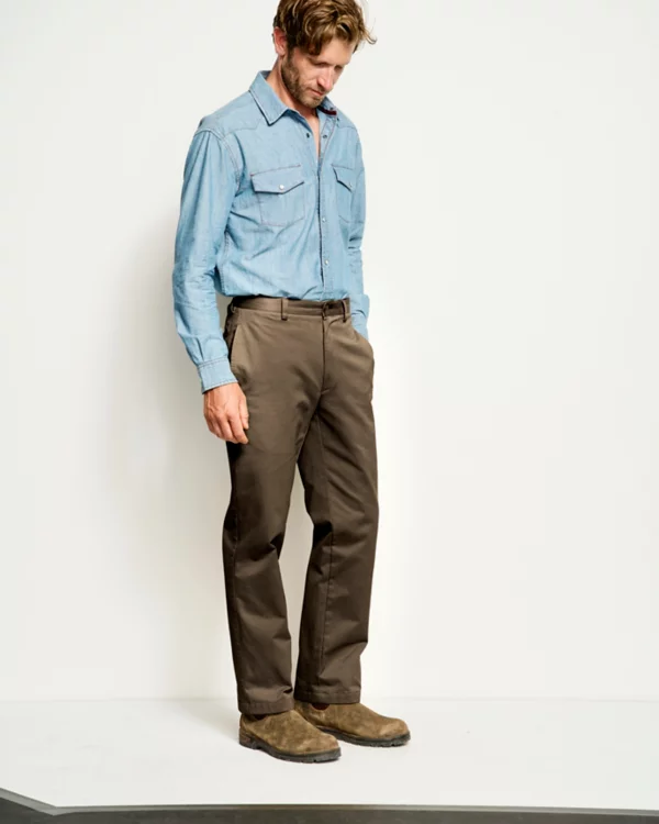 Ultimate Khakis Plain Front