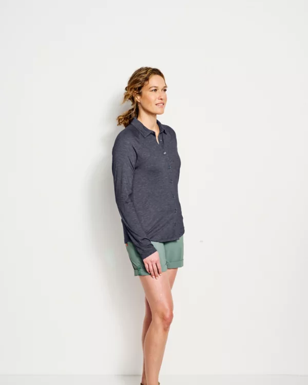 Women's DriCast™ Long-Sleeved Button-Front
