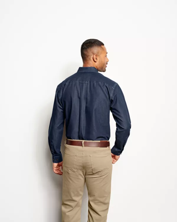 Wrinkle-Free Pure Cotton Denim Shirt