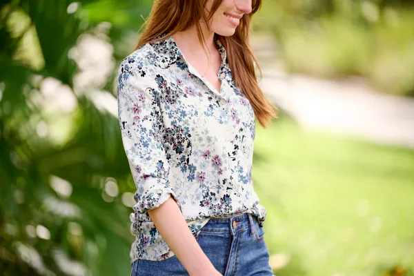 Long-Sleeved Everyday Silk Shirt