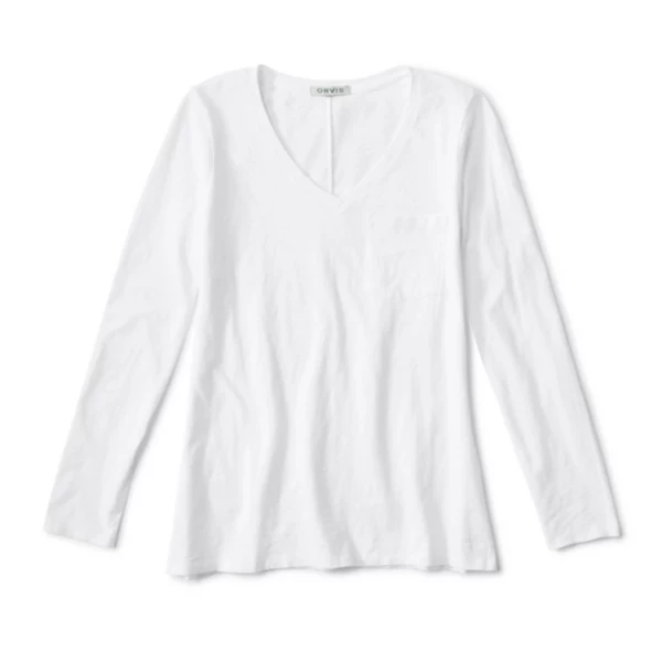 Canyon V-Neck Long-Sleeved Tee