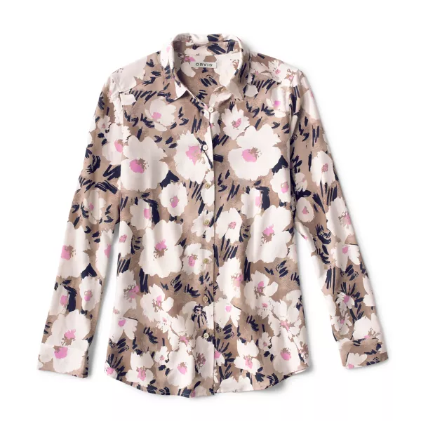 Long-Sleeved Everyday Silk Shirt