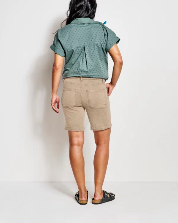 Kut from the Kloth® Stretch Twill Catherine Boyfriend 7" Shorts