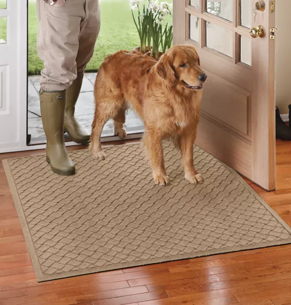 Basketweave Recycled Water Trapper® Mat