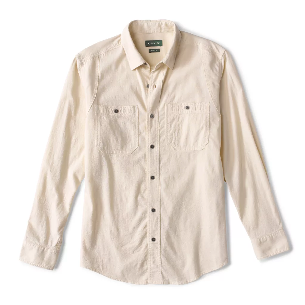 Hemp/TENCEL™ Long-Sleeved Work Shirt