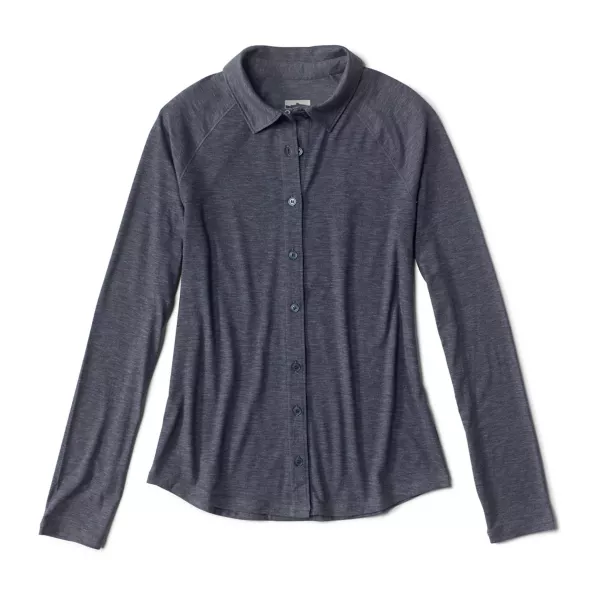 Women's DriCast™ Long-Sleeved Button-Front