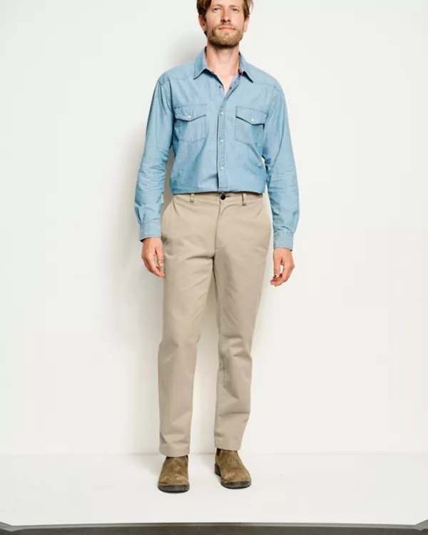 Ultimate Khakis Plain Front