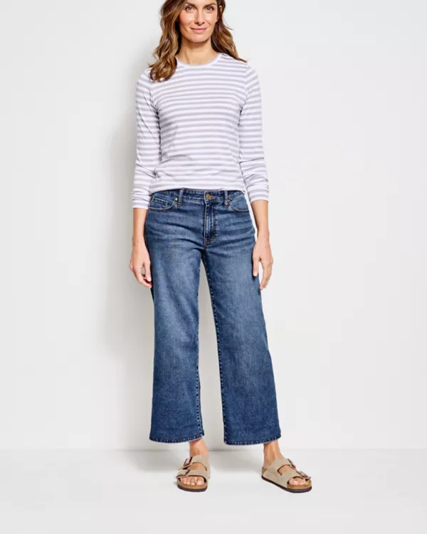 Kut from the Kloth® Charlotte Denim Wide-Crop Jeans