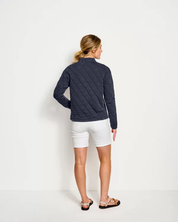 Lived-In Quilted Bomber Jacket