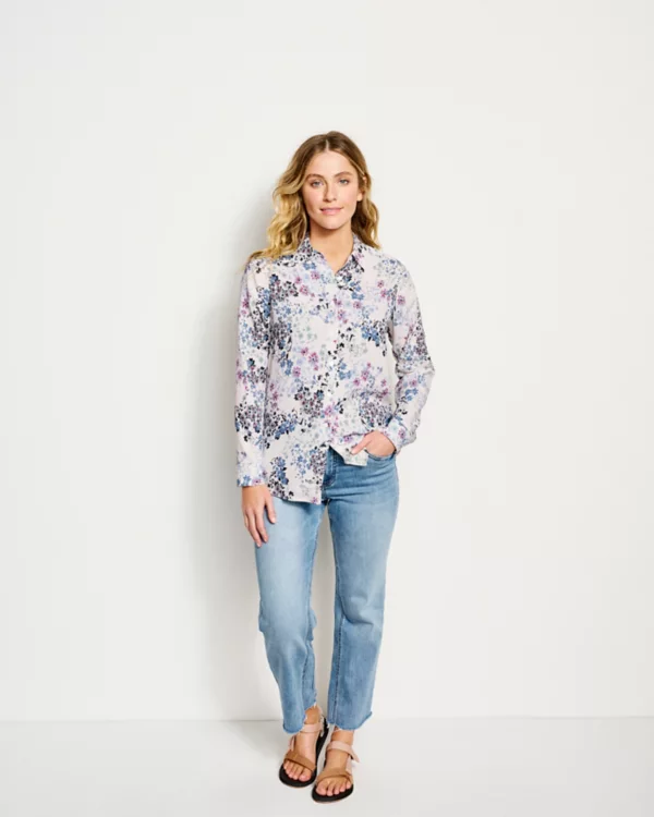 Long-Sleeved Everyday Silk Shirt