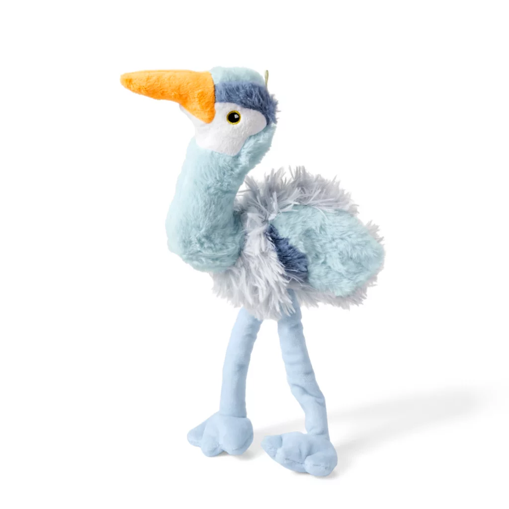 Plush Rope Body Heron Dog Toy