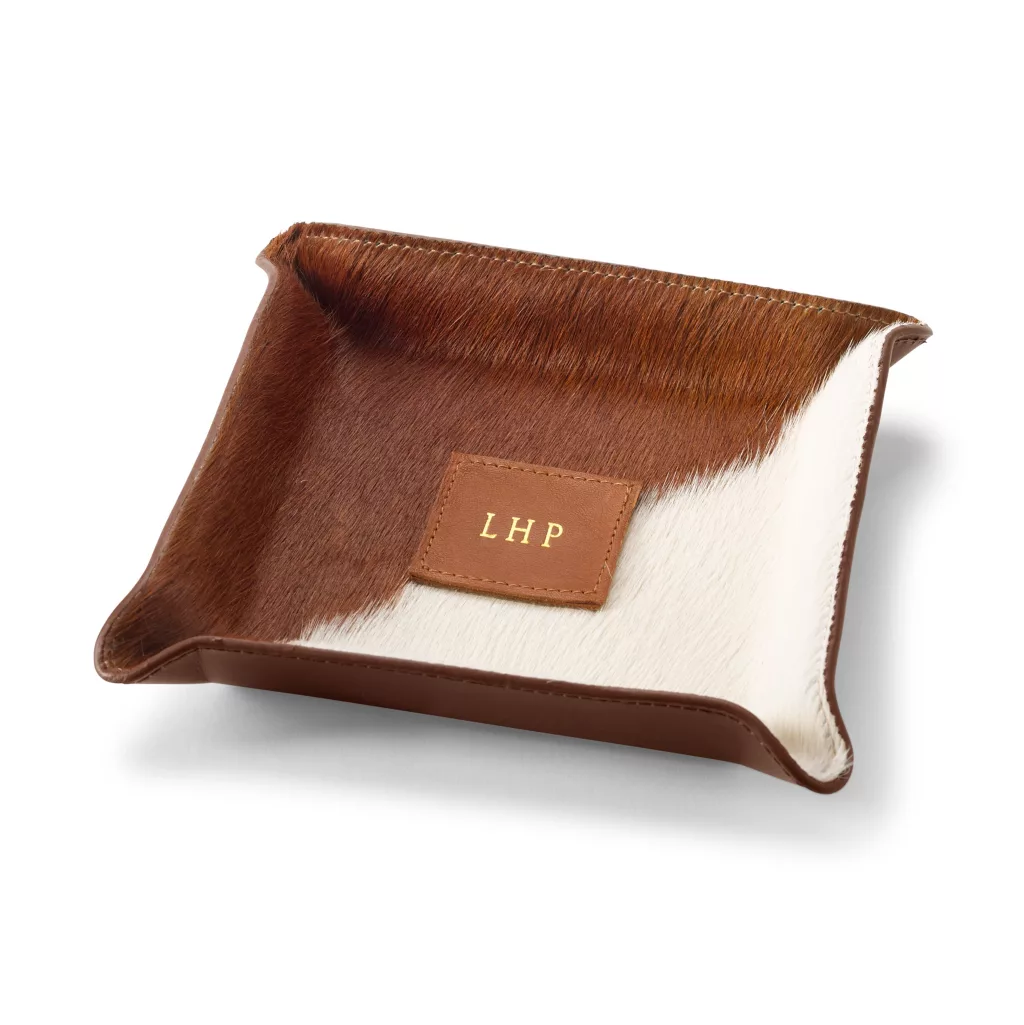 Leather Valet Tray