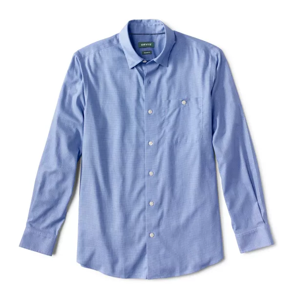 No-Work, Work Long-Sleeved Hidden Button-Down Shirt