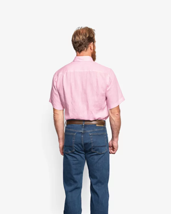 Pure Linen Short-Sleeved Shirt