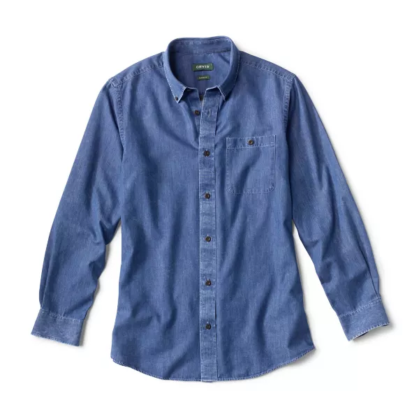 Wrinkle-Free Pure Cotton Denim Shirt