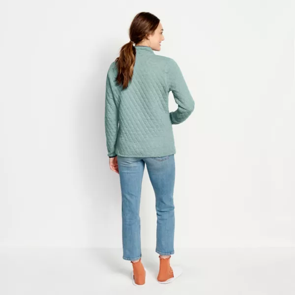 Women's Outdoor Quilted Snap Sweatshirt