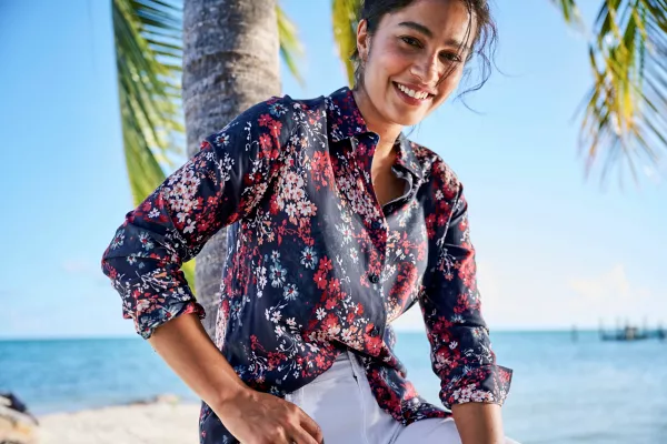 Long-Sleeved Everyday Silk Shirt