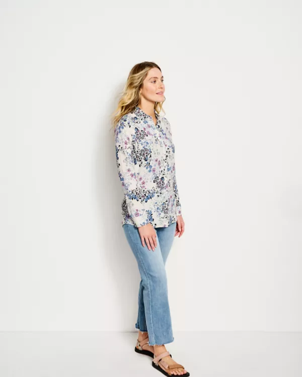 Long-Sleeved Everyday Silk Shirt