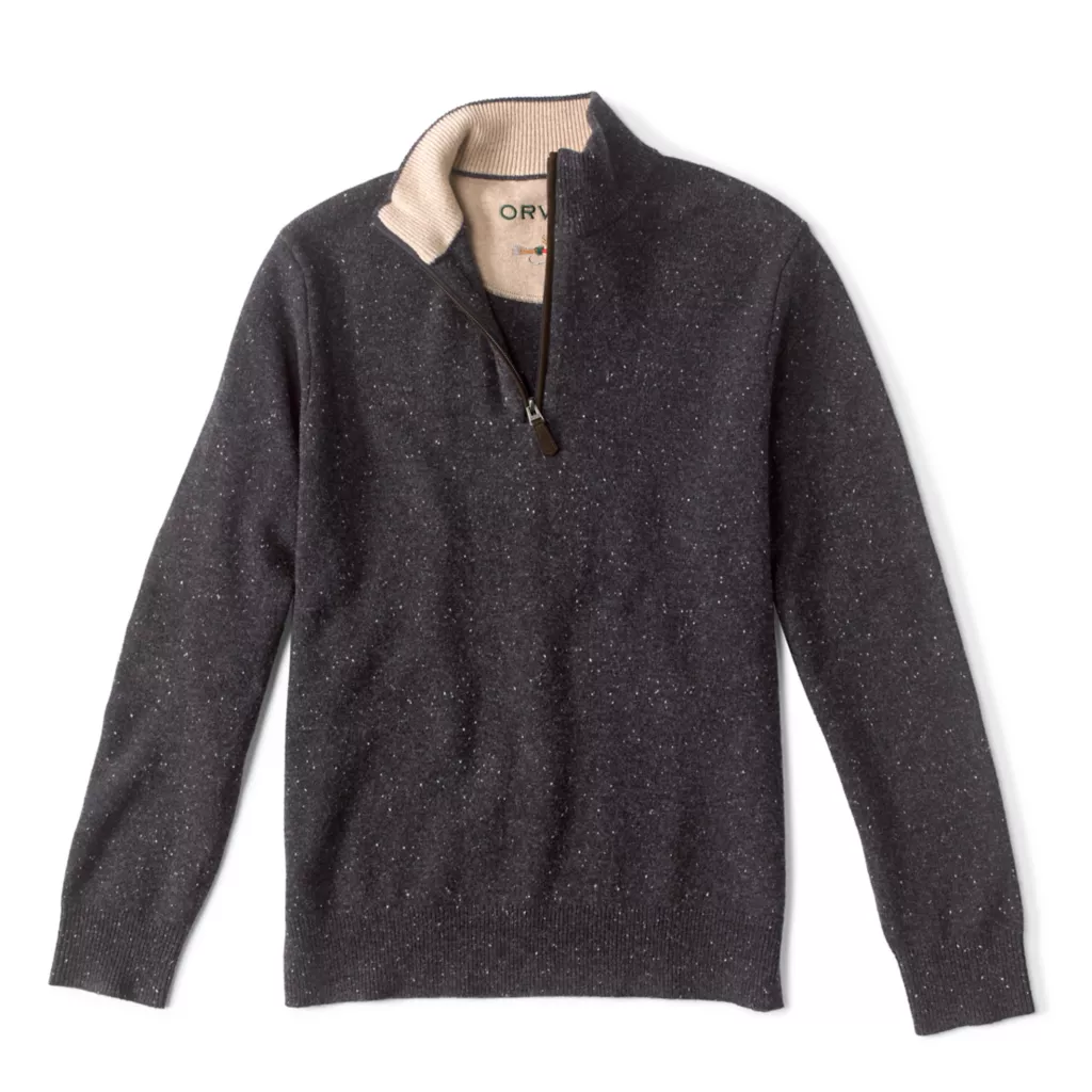 Merino Donegal Quarter-Zip