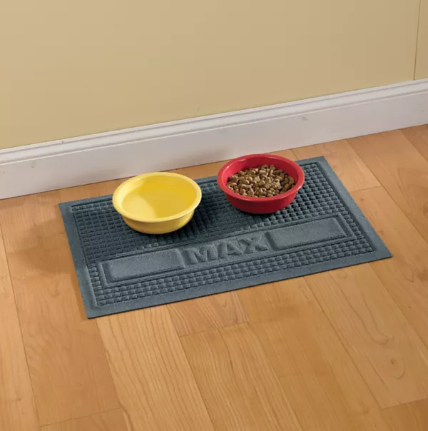 Personalized Recycled Water Trapper® Grid Pet Placemat