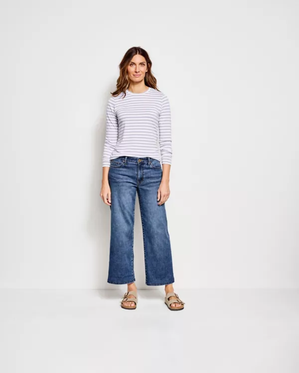 Kut from the Kloth® Charlotte Denim Wide-Crop Jeans