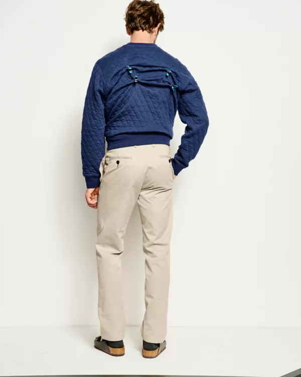 Ultimate Khakis Trim Fit Plain Front
