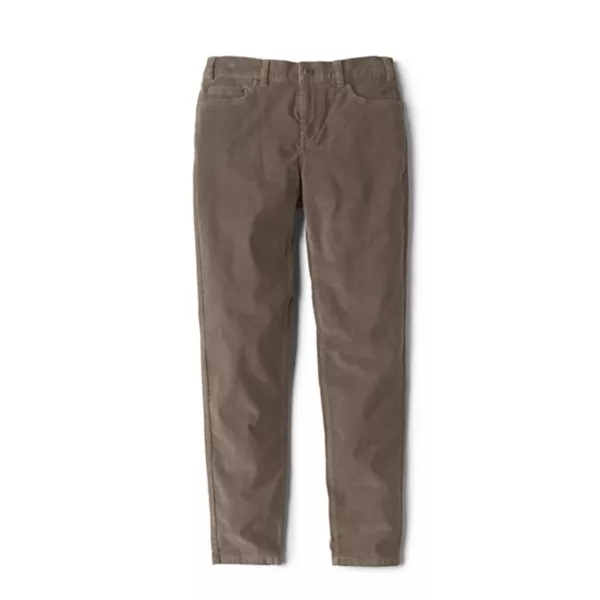 Stretch Corduroy Natural Fit Skinny-Leg Pants