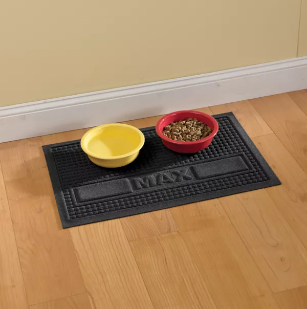 Personalized Recycled Water Trapper® Grid Pet Placemat