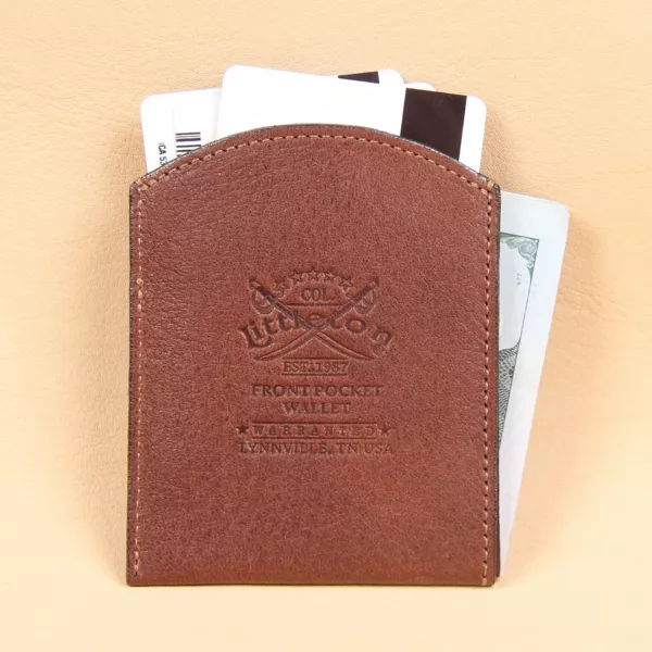 Leather Front Pocket Wallet