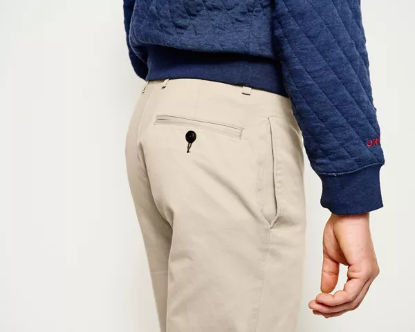 Ultimate Khakis Trim Fit Plain Front