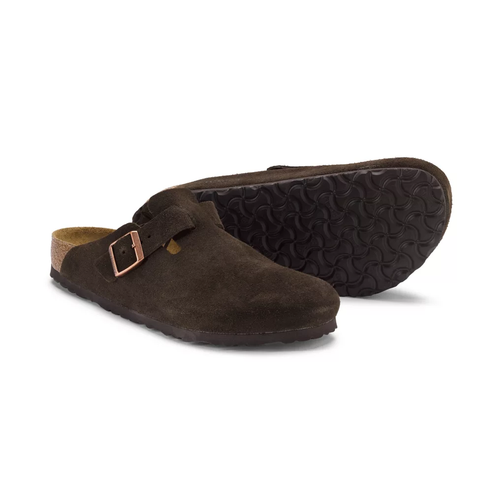 Birkenstock® Boston Soft Footbed Suede Clogs