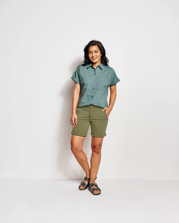 Kut from the Kloth® Stretch Twill Catherine Boyfriend 7" Shorts