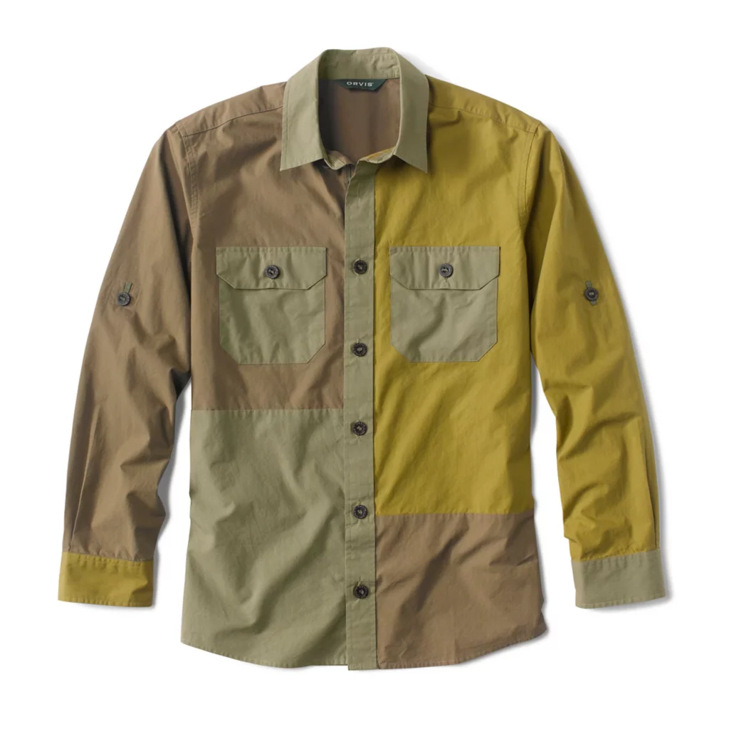 Quest Poplin Patch Long-Sleeved Shirt