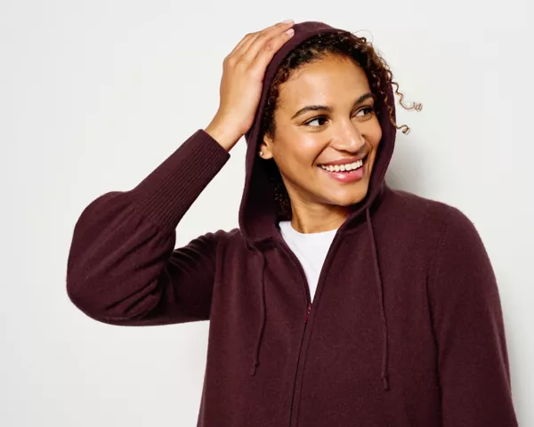 Boiled Cashmere Hoodie