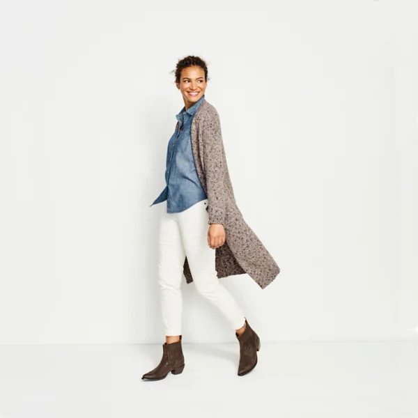 Marled Sweater Duster