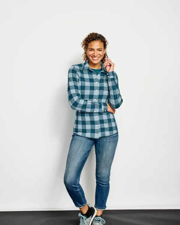 Women's Snowy River Brushed Knit Long-Sleeved Shirt