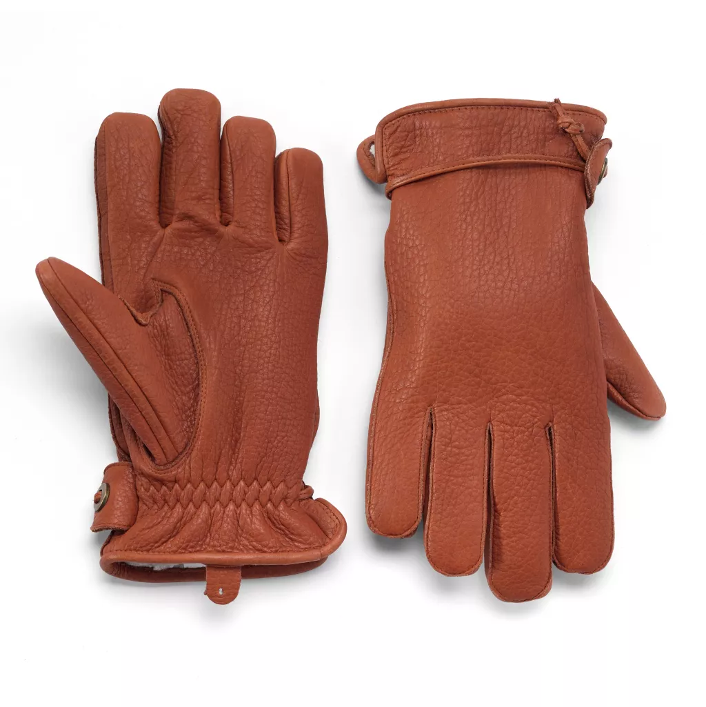 Bison Leather Winter Gloves