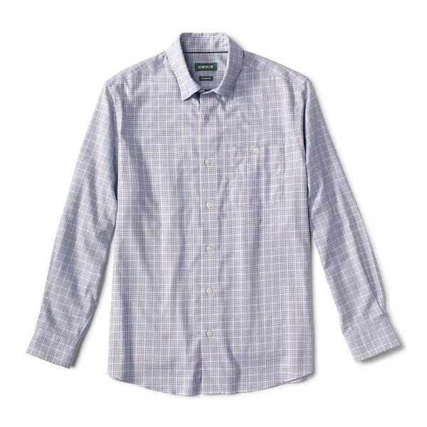 No-Work, Work Long-Sleeved Hidden Button-Down Shirt