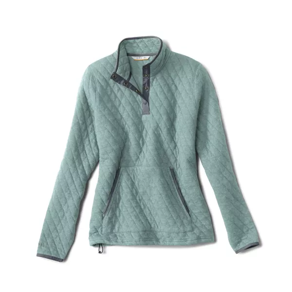 Women's Outdoor Quilted Snap Sweatshirt