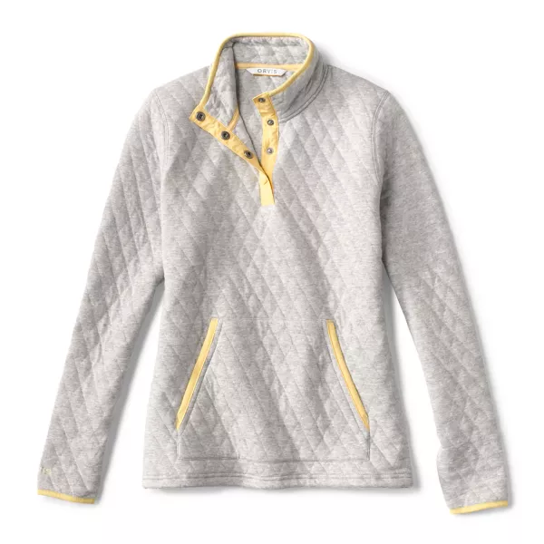 Women's Outdoor Quilted Snap Sweatshirt
