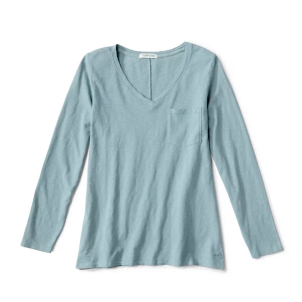 Canyon V-Neck Long-Sleeved Tee