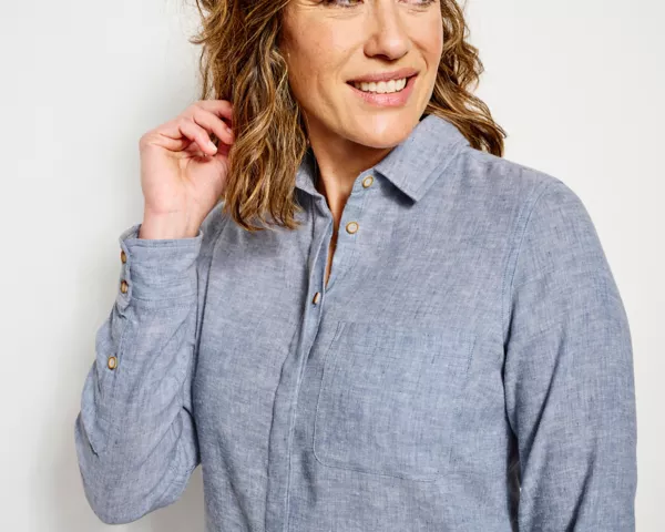 Performance Linen Long-Sleeved Shirt