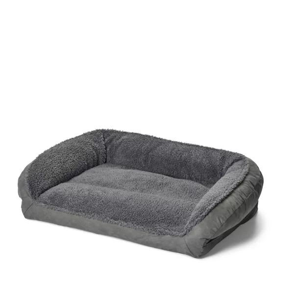 Orvis ComfortFill-Eco™ Bolster Dog Bed with Fleece