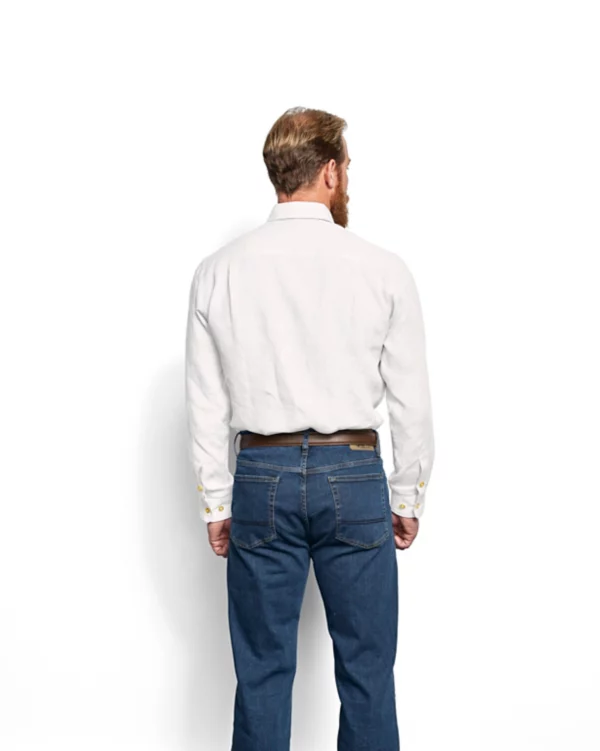 Pure Linen Long-Sleeved Shirt