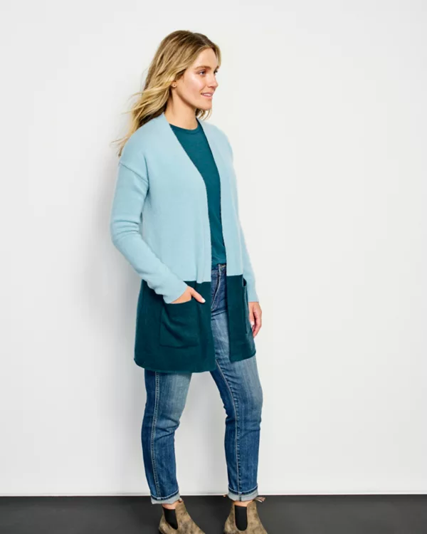 Cashmere Colorblock Cardigan